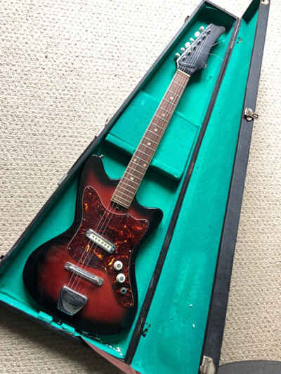 1960s Kawai Teisco Harmony Japanese Vintage Guitar Solid Electric  Body St Morit