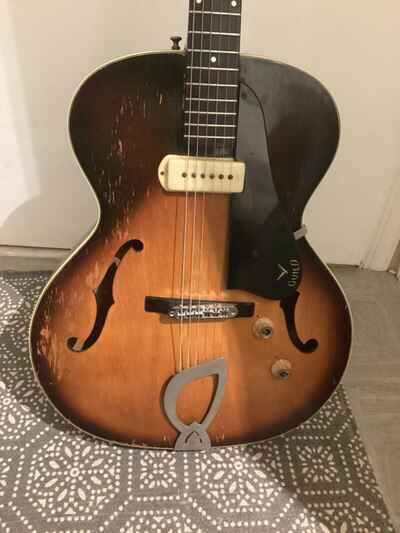 Vintage 1962 T-50 Guild Electric Hollowbody Guitar