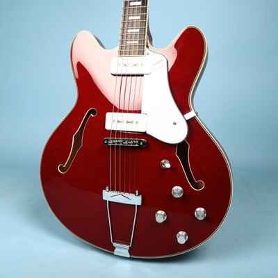 Vox Bobcat V90 Cherry Red Semi-Hollowbody Electric Guitar