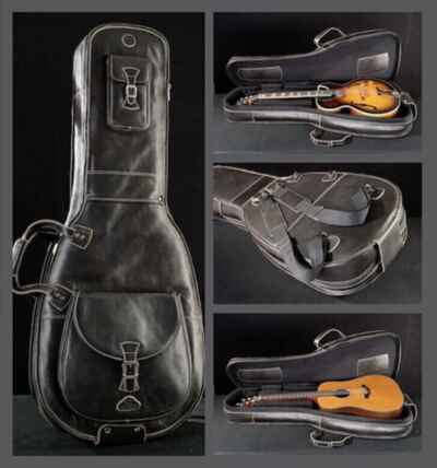 Harvest leather Gig Bag - Top case for gibson L5  175 150 L4 J200 400 martin