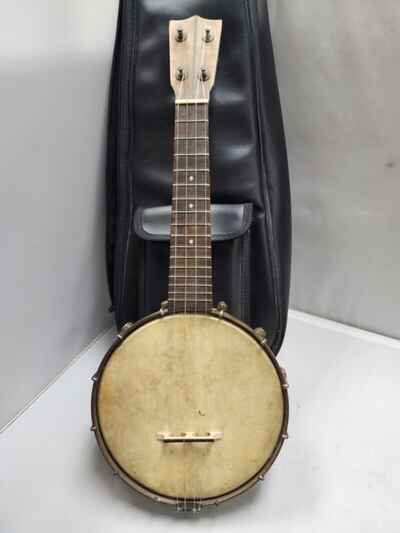 Vintage Oscar Schmidt Soverign 4 string Banjolele w /  Soft Case!