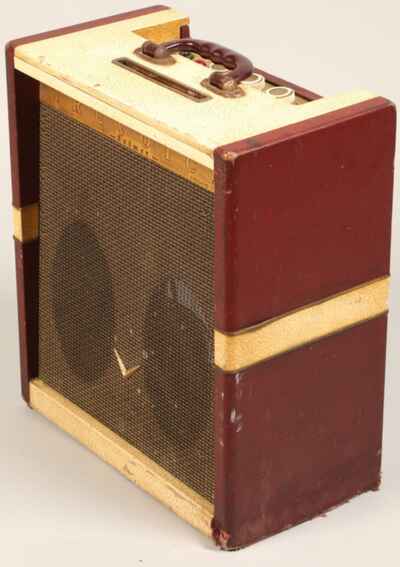 1958 Selmer Truvoice Combo Amplifier Blood And Custard