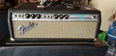 Vintage 1970s Fender Bassman 50 Silverface Tube AB165 Circuit! Fullerton!