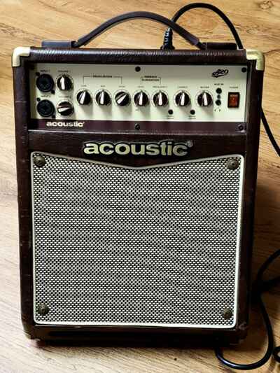 Vintage Acoustic A20 20 Watt Guitar Amplifier Portable