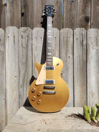 Left Handed 1979 Gibson Les Paul Deluxe Goldtop