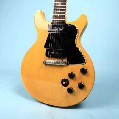1958 Gibson Les Paul Double Cutaway TV Yellow Electric Guitar