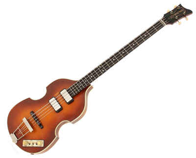 Hofner Violin Bass 1961 Relic w /  Case - Sunburst - Used