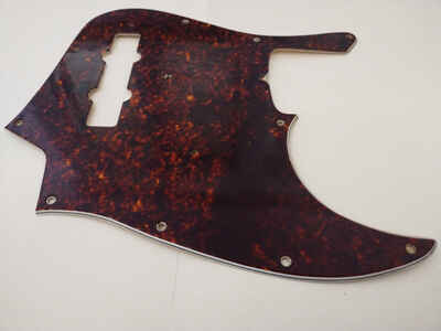 Fender Jazz Bass Pickguard Tortoise 3 Ply Greenish White On Bottom Vintage 1960s