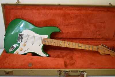 1988 Vintage Fender Stratocaster Eric Clapton Made in USA 7Up Green Tweed OHSC