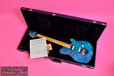 1992 Ernie Ball Music Man EVH Eddie Van Halen Signature - Rare Blue  /  Aqua OHSC!