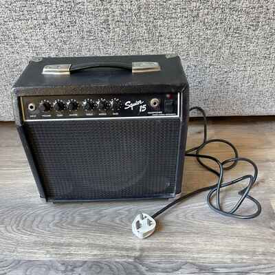 Fender Squier 15 15W Guitar Practice Amp 1 x 8" Speaker - Vintage