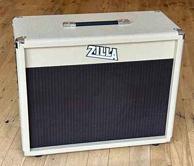 Zilla 1x12 112 cab with vintage Fender speaker, blonde tolex & oxblood grill