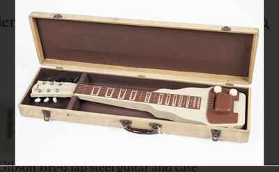 Vintage Gibson BR-9 Lap Steel Tan 1950s Original With Original Case.