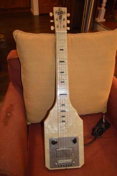 Silvertone Lap Steel "perloid"