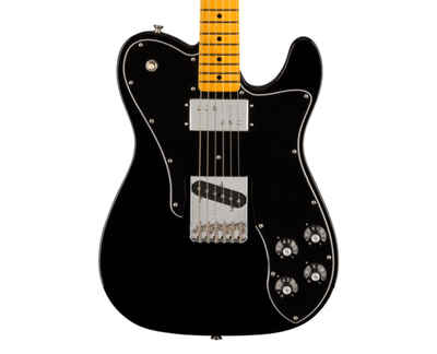 Used Fender American Vintage II 1977 Telecaster Custom - Black w /  Maple FB