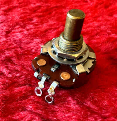 1965 Fender Jazzmaster CTS Dish Crater back  1 Meg Potentiometer Solid Shaft Pot