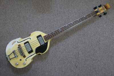 Vintage 1970 Teisco Beatle Bass Hofner Klira Kimberly Conrad MIJ Japan