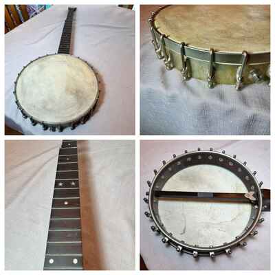 VIntage C. 1890 HAYNES  /  BAY STATE 5-STRING BANJO - OPEN BACK MODEL - MADE USA