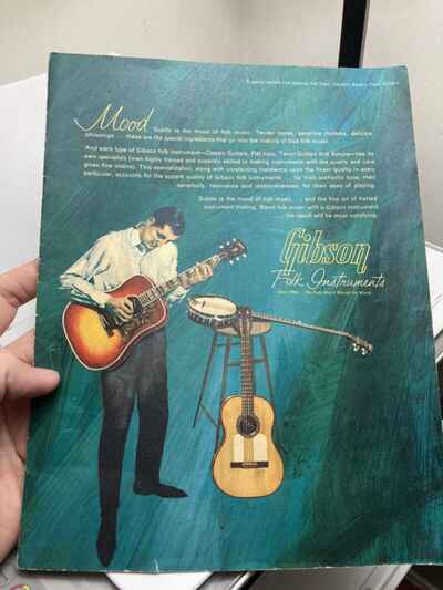 VINTAGE GIBSON FOLK INSTRUMENT LITERATURE