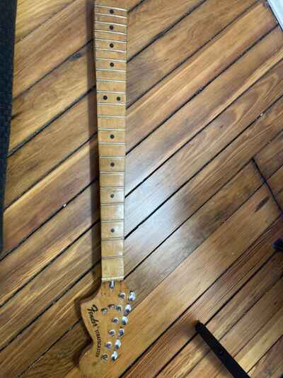 VINTAGE FENDER EARLY 1970S STRATOCASTER NECK PROJECT PIECE NO RESERVE AUCTION!!