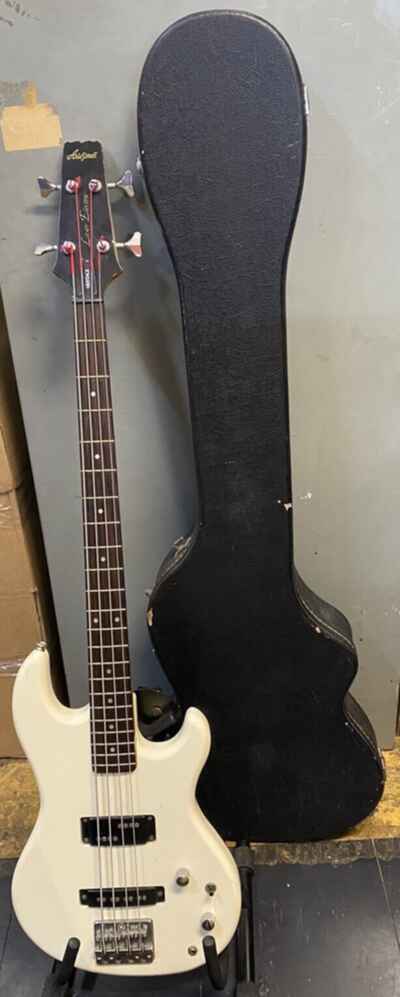 Aria Pro II Heritage Right Handed Electric Bass Guitar White | FAST SHIPPING