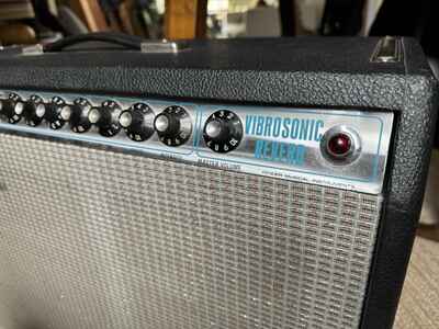 Fender Vibrosonic Reverb. 1978 Silverface Original Valve Amp With JBL D130F