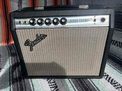 Fender Vibro-Champ 1977 Silver Face Vintage Guitar Amplifier VGC