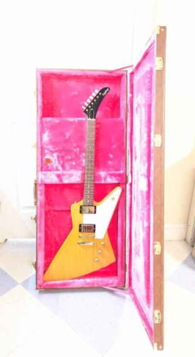 Epiphone Inspired by Gibson Custom 1958 Korina Explorer Aged Nat Gui (LP1115907)