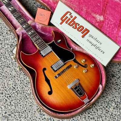 1962 Gibson Barney Kessel Regular Archtop Guitar Cherry Sunburst + OHSC