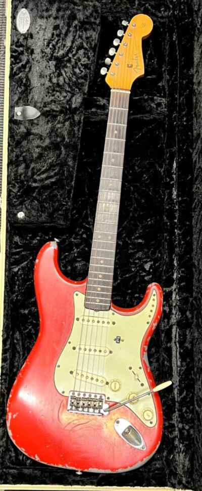 FENDER STRATOCASTER 1963 L SERIES DAKOTA RED