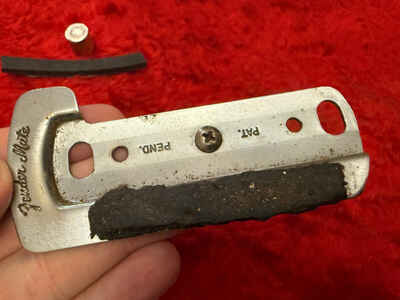 1963 Fender Jaguar Guitar Mute Plate Original Vintage Part Pre CBS