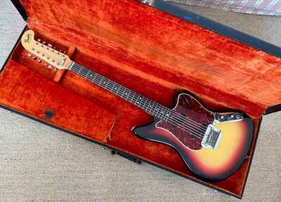 1966 Vintage Fender Electric XII Vintage Burst (Sunburst) - Excellent Condition