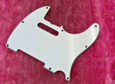 Vintage 1970 Fender Telecaster Pickguard w / b / w 8-hole Tele Guard