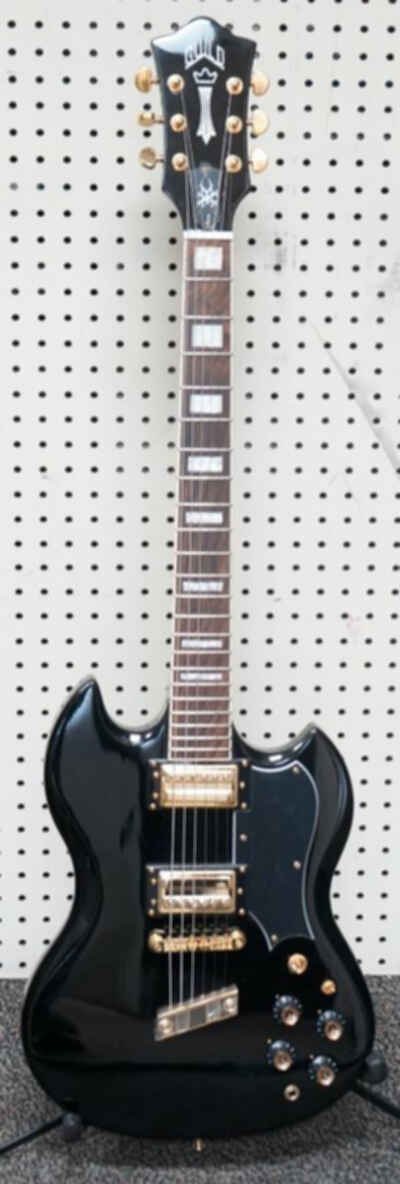 Guild Polara Kim Thayil 6-String Right Handed Electric Guitar - Black