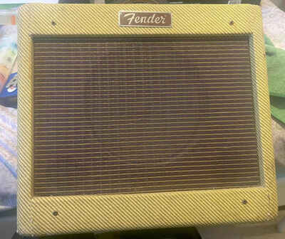 Fender Bronco Amp PR258 Vintage Combo Guitar Amplifier Tweed. LOUD & USA made