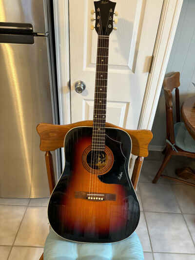 Hofner Anno Acoustic Guitar 1975 Germany Removable Neck