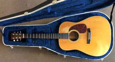 Vintage 1993 Martin & Co. D18 Custom Acoustic Guitar Original Hard Case