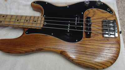 Excellent Vintage 1972 Fender Precision Bass w / Upgrades & Professional Refin / Cse