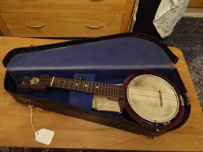 Vintage Keech banjolele PAT 21972023 Signed Alvin Keech