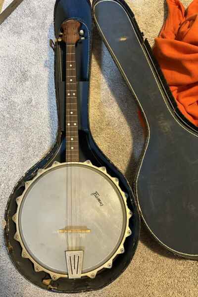 VTG 1964 Framus 4 String, Tenor Banjo w / Case - RARE ONE OF A KIND - Collectors