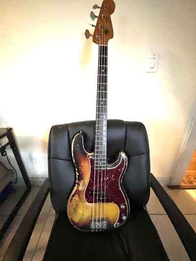 1966 Fender Precision Bass Guitar  sunburst