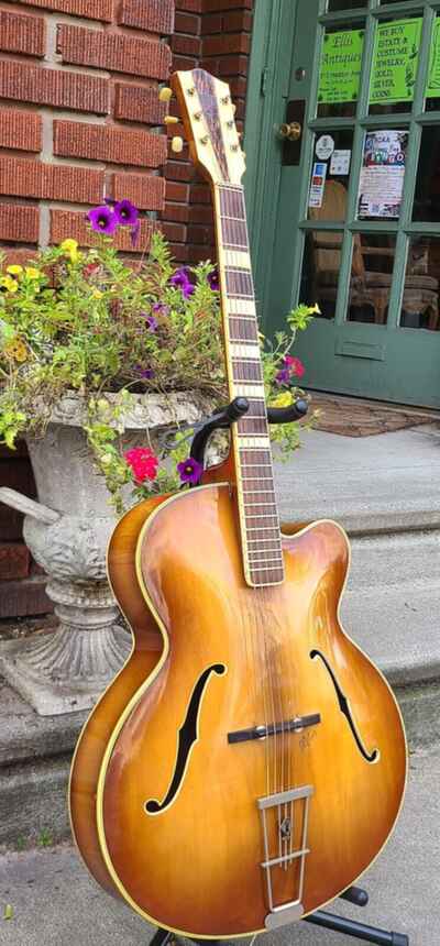 Vintage Hofner Model 457 1950??s Archtop Venitian Cutaway Acoustic Guitar