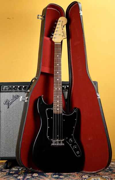 1978 Fender USA Musicmaster - Factory Black w /  Original Case