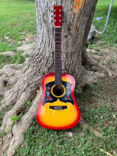 Teisco Checkmate G500 Acoustic Guitar