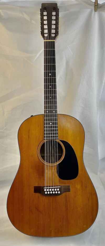 1971 CF Martin D12-20 12 String Acoustic Guitar Natural Vintage