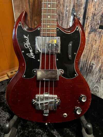 Vintage 1967 Gibson EB-0 Short Scale 4 String Bass - Cherry - Don Storck Custom
