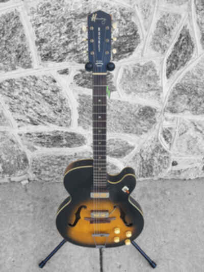 Early 1960s Harmony H54 Rocket II Hollowbody Guitar