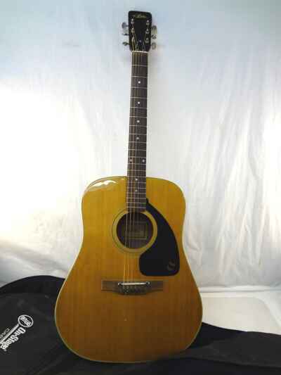 Aria 6710 6-String Dreadnought Natural Acoustic Guitar Made In Japan