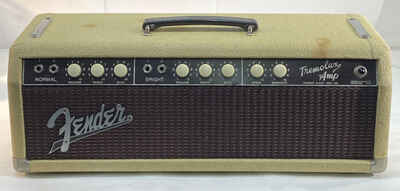 1962 Fender Tremolux Amp Rare Transition from Tweed Era Early Blonde Head