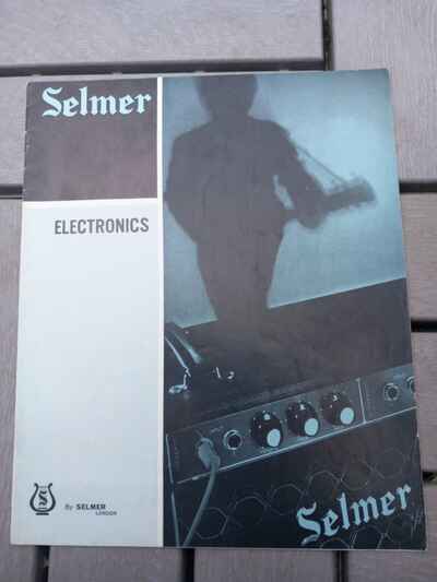 Vintage Selmer Electronics Catalogue 1966 . Selmer Amps  .